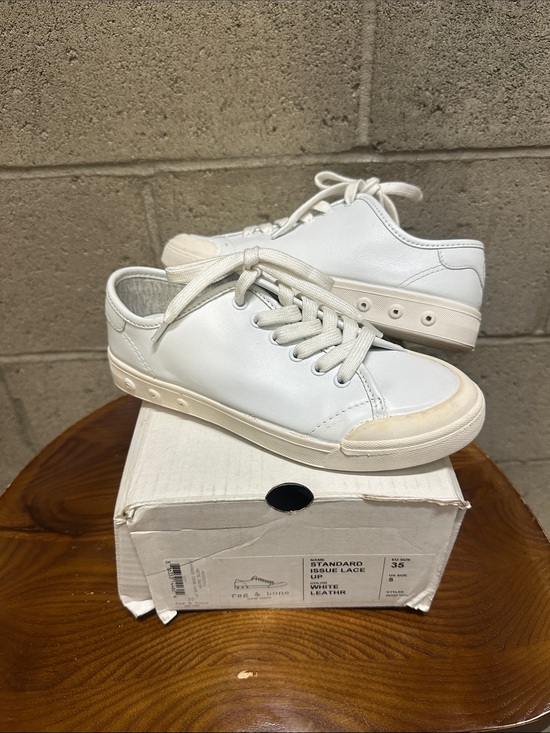 rag & bone Shoes - Rag & Bone Standard Issue Lace Up White Leather